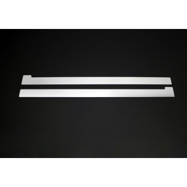 Edelstahl-Schiebetürabdeckungen Omtec VW Caddy Maxi 2004-15 2 Stk