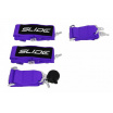 Sportgurte Slide Quick 4p 3" Lila