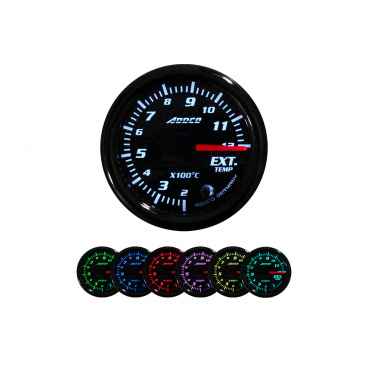 ADDCO 52mm Uhr - Abgastemperatur