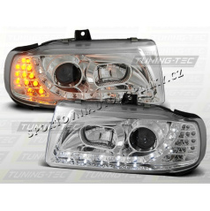 SEAT IBIZA/CORDOBA 1993–99 KLARES FRONTLICHT, TAGESLICHT, LED, CHROM