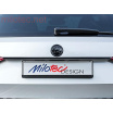 Leiste über dem hinteren Nummernschild, glänzend schwarzer „Klavierlack“, Superb III. Limousine, 2015+