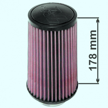 Sportluftfilter K&N RR-3001 (Einlass 102 mm) Sportluftfilter K&N RR-3001 (Einlass 102 mm)
