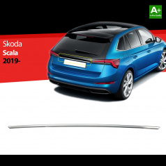 Edelstahlstange – Griff über dem hinteren Nummernschild Škoda Scala 2019+