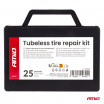 Reparaturset für schlauchlose Reifen 25 Stück.