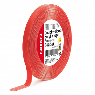Starkes doppelseitiges Acrylklebeband 6mm x 3m x 1mm