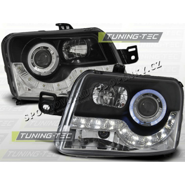 FIAT PANDA 03 – FRONTKLARLEUCHTEN TAGESLICHT LED SCHWARZ