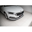 Spoiler unter der vorderen Stoßstange ver.2 für Škoda Octavia Mk4, Maxton Design (ABS-Kunststoff ohne Oberflächenbehandlung)