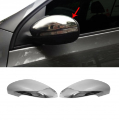 Edelstahl-Spiegelabdeckungen VW Golf VI 2008-14