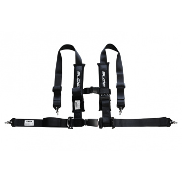 Sportgurte Slide 4p 2" Schwarz Homologation E4