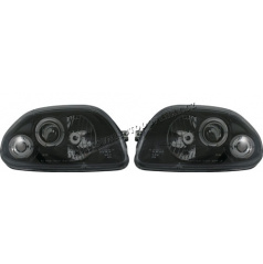 RENAULT CLIO II Scheinwerfer klar schwarz 4/98-5/01 (81064)