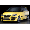 Oberer Streifen der Frontmaske - ABS schwarz, Fabia II Lim./ Kombi, Roomster