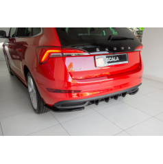 Heckstoßstangeneinsatz für Škoda Scala, Maxton Design (ABS-Kunststoff ohne Oberflächenbehandlung)