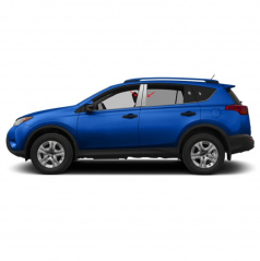 Fensterverkleidung aus Edelstahl Toyota RAV4 2013-18