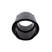 Endrohrdämpfer 89mm Eingang 76mm Carbon Gloss