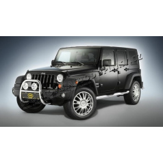 Jeep Wrangler, 2007-> Trittbretter, Edelstahl (Satz) DR