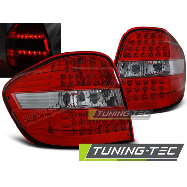 Mercedes M-Klasse W164 2005-08 Rückleuchten rot weiße LED