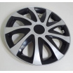 Radkappen Drako silber schwarz 13-16" (4er-Set)