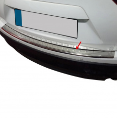 Kantenabdeckung der hinteren Stoßstange aus poliertem Edelstahl Mazda CX-5 2012–2017