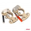 Messing-Batterieklemmen (+/-) 2 Stk. Blister 600A AMiO-03846
