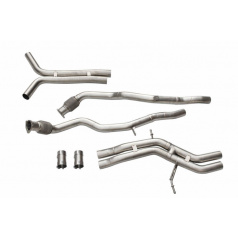 CatBack-Auspuffanlage Audi B8 S4 S5 3.0T Aktivní