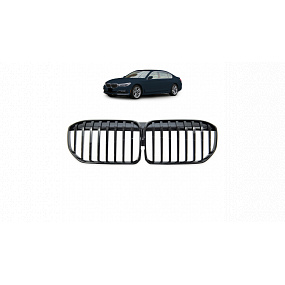 BMW 7 G11 G12 Facelift Grill einzelne Lamellen Glänzend Schwarz