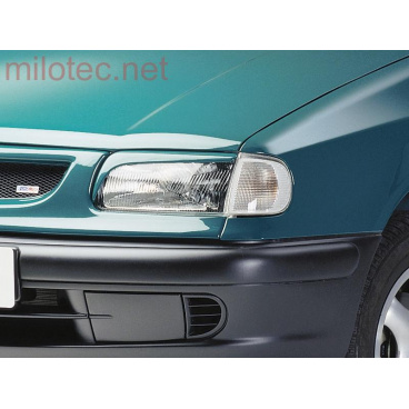 Milotec-Scheinwerferabdeckungen (Wolken) – ABS schwarz, Škoda Felicia Milotec-Scheinwerferabdeckungen (Wolken) – ABS schwarz, Škoda Felicia