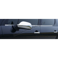 Peugeot 407 – Chrom-Seitenfensterleisten aus Edelstahl – OMSA LINE