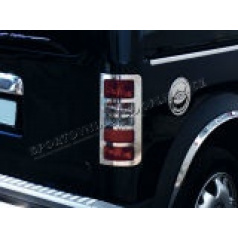 Ford Connect – Chrom-Rücklichtabdeckungen aus EDELSTAHL OMSA