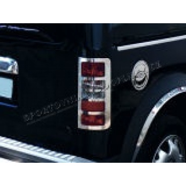 Ford Connect – Chrom-Rücklichtabdeckungen aus EDELSTAHL OMSA Ford Connect – Chrom-Rücklichtabdeckungen aus EDELSTAHL OMSA