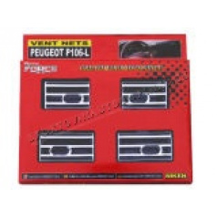 Peugeot 106 – RACING FORCE Chrom-Heizungslüfterabdeckungen