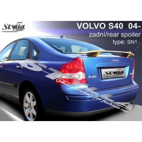 Volvo S40 2004+ Heckspoiler (EU-Homologation) Volvo S40 2004+ Heckspoiler (EU-Homologation)