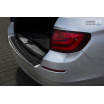Edelstahlabdeckung - schwarzer Schwellenschutz für die hintere Stoßstange BMW 5 F11 2010-17