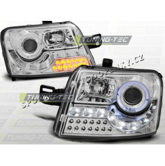 FIAT PANDA 03 – KLARES FRONTLICHT, TAGESLICHT, LED, CHROM