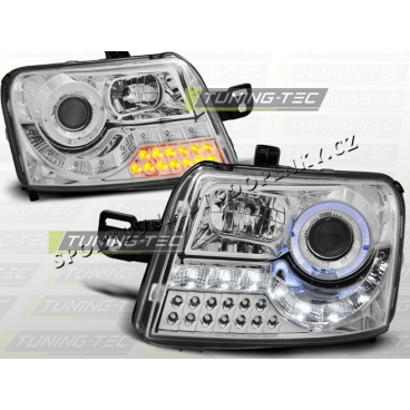 FIAT PANDA 03 – KLARES FRONTLICHT, TAGESLICHT, LED, CHROM FIAT PANDA 03 – KLARES FRONTLICHT, TAGESLICHT, LED, CHROM