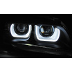 BMW X1 E84 08.2012-01.2014 Tube Light, schwarze, klare Vorderlichter