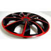 Radkappen Quad Bicolor Red 13-16" (je 1 Stück)