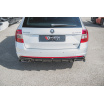 Seitendiffusoren unter der hinteren Stoßstange ver.2 für Skoda Octavia RS Mk3, Maxton Design (glänzend schwarzer ABS-Kunststoff)