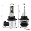 LED-Hauptscheinwerferlampen HB4 9006 H-mini Serie AMiO