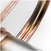Sportlicher Edelstahl-Mittelschalldämpfer RM MOTORS DUAL 63 mm / 400 mm