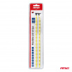 LED COB-Streifen für Auto weiß 2x30cm 12V AMIO-04569