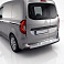 Polierte Edelstahl-Abdeckung der oberen Kante der hinteren Stoßstange Mercedes Citan, Renault Kangoo 2021+
