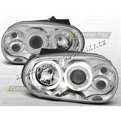 VW GOLF IV 1997–03 KLARES VORDERE LICHT ANGEL EYES CHROM