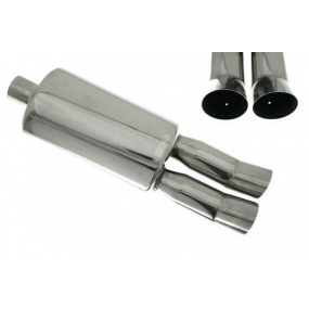 TurboWorks-Doppelsportauspuff (63-mm-Einlass)