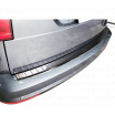 Edelstahl-Heckstoßstangenabdeckung chrom/schwarz Omtec VW Caddy 2015-20