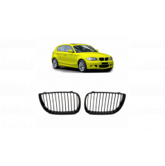 BMW 1 E81 E82 E87 E88 Gitter Einzelne Lamellen Matt Schwarz