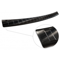 Abdeckung - Schutz für die Ladekante des hinteren Stoßfängers Volkswagen Passat B8 Kombi 2015+ schwarz gebürstet