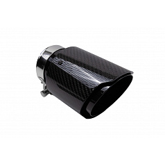 Endrohr 114mm Eingang 70mm Carbon Gloss