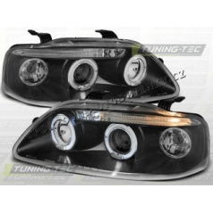 CHEVROLET AVEO 2003–06 ANGEL EYES SCHWARZE FRONTKLARE LICHTER