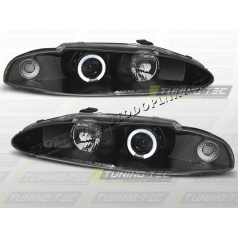 MITSUBISHI ECLIPSE D30 1995–96 KLARES VORDERE LICHT ANGEL EYES SCHWARZ