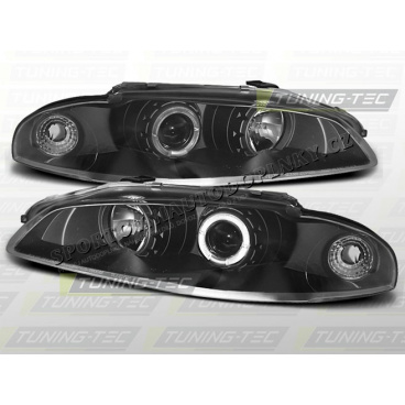 MITSUBISHI ECLIPSE D30 1997–98 ANGEL EYES SCHWARZE SCHEINWERFER – AUF LAGER